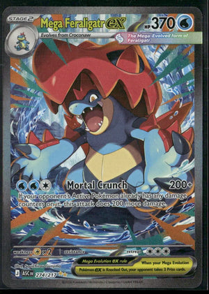 2026 Pokemon Ascended Heroes Special Illustration Rare Mega Feraligatr ex 274/217 