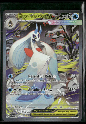 2026 Pokemon Ascended Heroes Special Illustration Rare Mega Froslass ex 275/217 