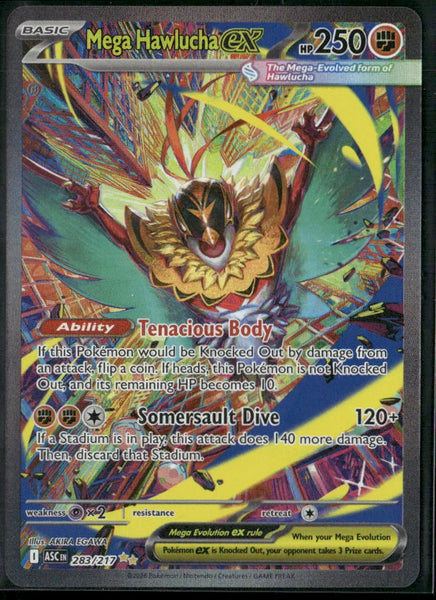 Buy 2026 Pokemon Mega Hawlucha ex Card - Special Rare 283/217