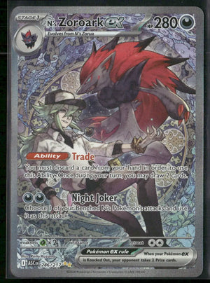 2026 Pokemon Ascended Heroes Special Illustration Rare N's Zoroark ex 286/217 