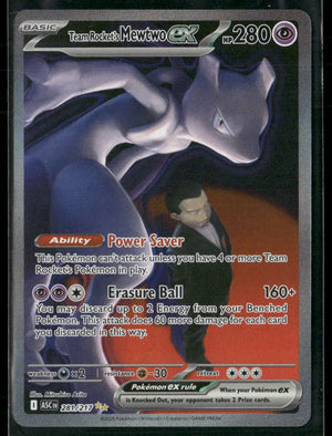 2026 Pokemon Ascended Heroes Special Illustration Rare Team Rocket's Mewtwo ex 281/217 