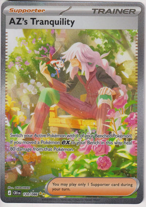 2026 Pokemon Chaos Rising AZ's Tranquility Special Illustration Rare 120/86 