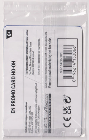2026 Pokemon Chaos Rising Ho-Oh EB Games Stamp Promo English Sealed 
