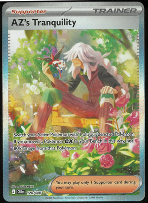 2026 Pokemon Chaos Rising Special Illustration Rare AZ's Tranquility 120/086 