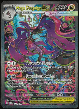 2026 Pokemon Chaos Rising Special Illustration Rare Mega Dragalge ex 118/086 