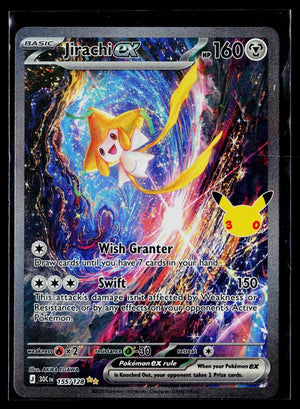 2026 Pokemon ME 30th Celebration Jirachi ex Special Illustration Rare 155/128 