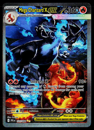 2026 Pokemon ME02 Phantasmal Flames 125/094 Mega Charizard X ex SIR 