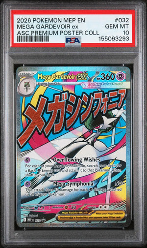 2026 Pokemon Mega Evolution Promo Mega Gardevoir ex MEP 032 PSA 10 