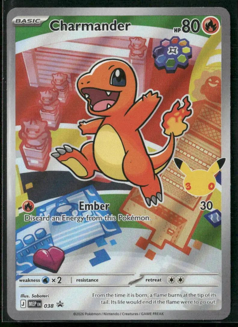2026 Pokemon Mega Evolution Promos Charmander 038 