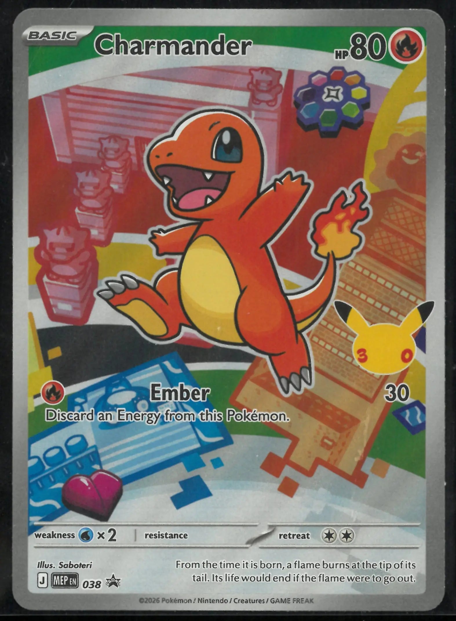 2026 Pokemon Mega Evolution Promos Charmander 038 