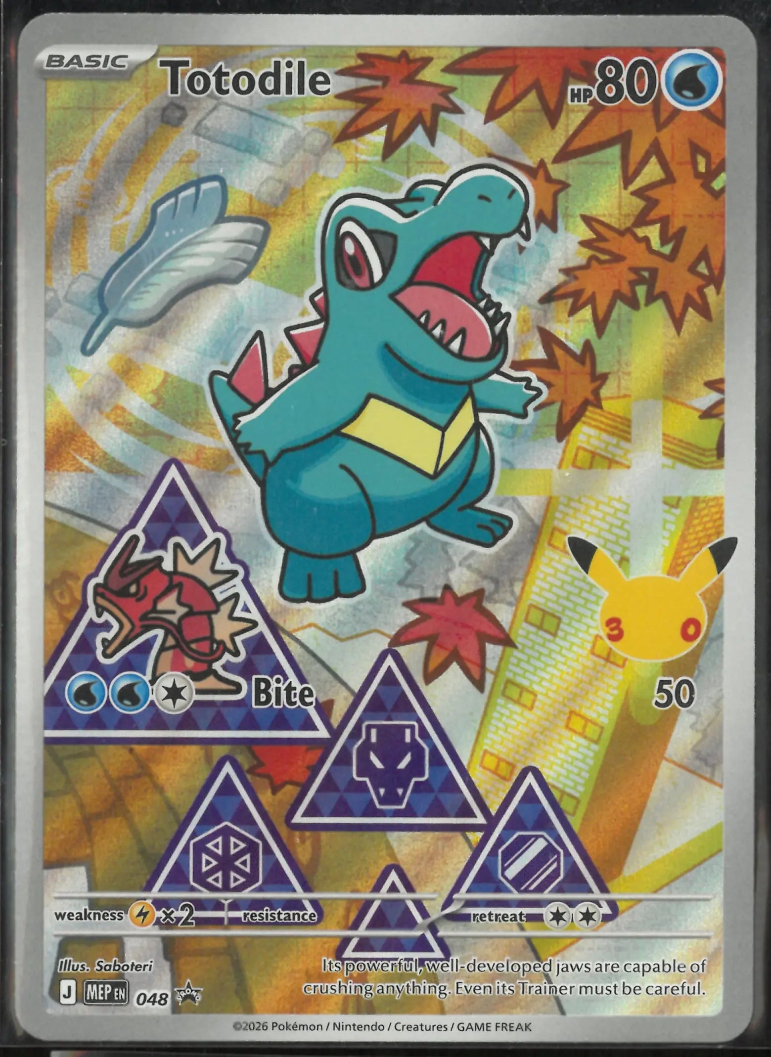 2026 Pokemon Mega Evolution Promos Totodile 048 