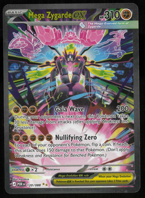 2026 Pokemon Perfect Order Mega Zygarde ex Special Illustration Rare 120/088 