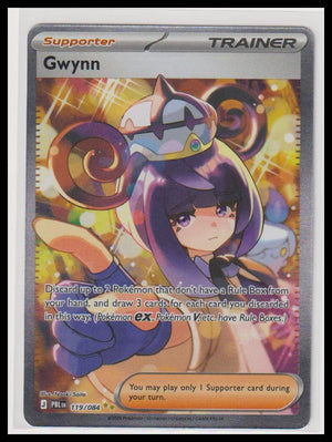 2026 Pokemon Pitch Black Gwynn Secret Illustration Rare 119/084 