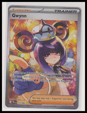 2026 Pokemon Pitch Black Gwynn Secret Illustration Rare 119/084 