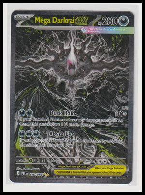 2026 Pokemon Pitch Black Mega Darkrai ex Secret Illustration Rare 116/084 