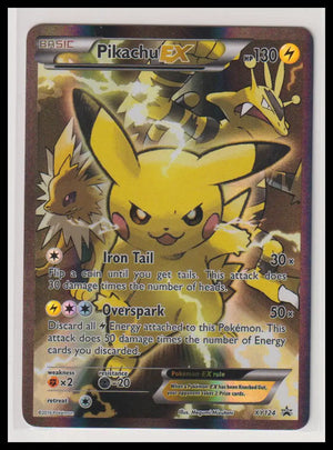 2026 Pokemon XY Black Star Promo Pikachu EX XY124 HP 