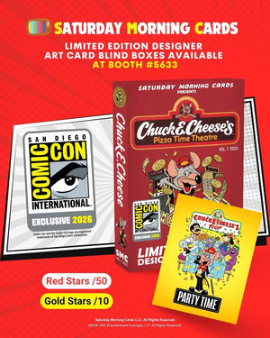 2026 Saturday Morning Cards SDCC Exclusive Chuck E. Cheese 