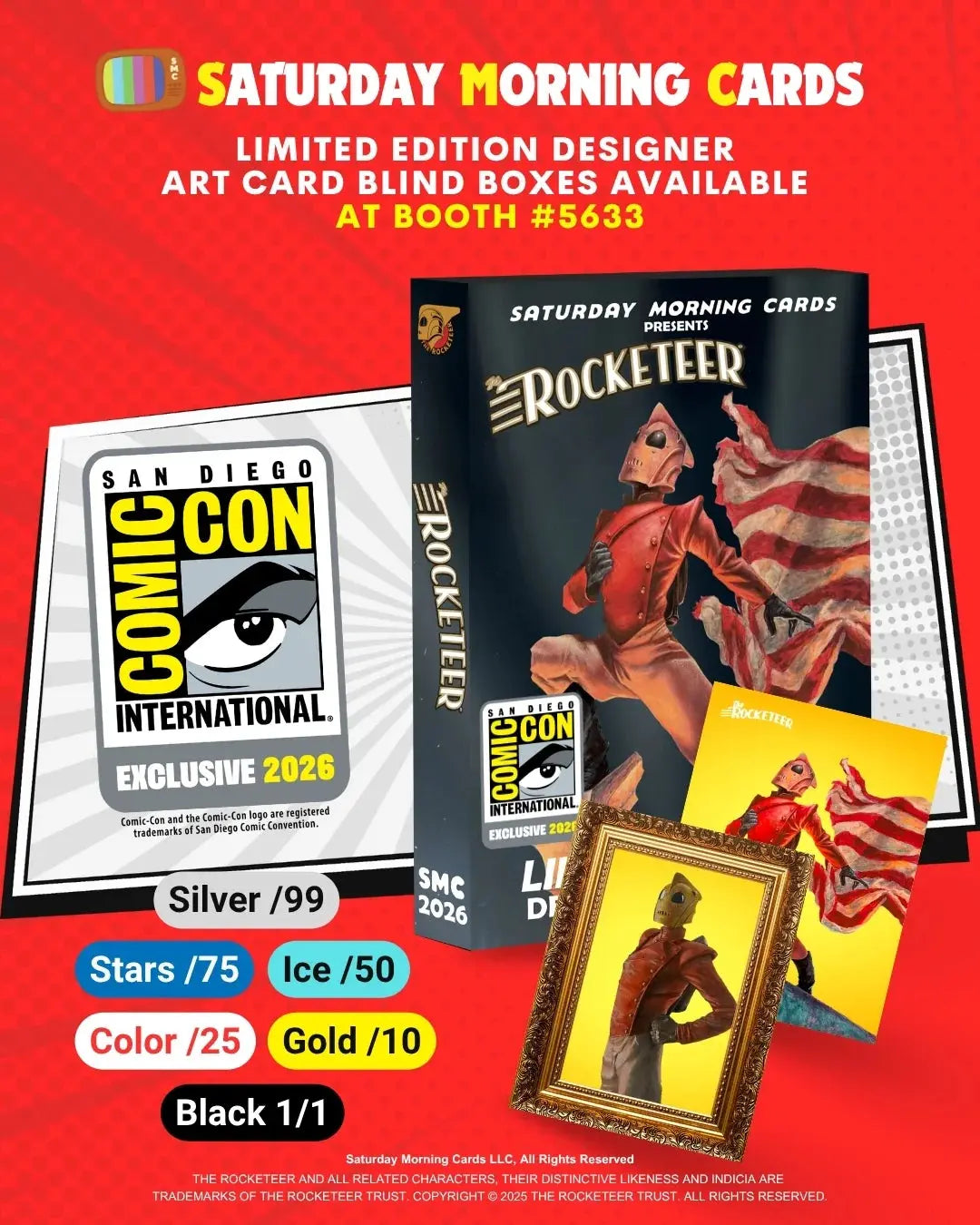 2026 Saturday Morning Cards SDCC Exclusive Rocketeer 