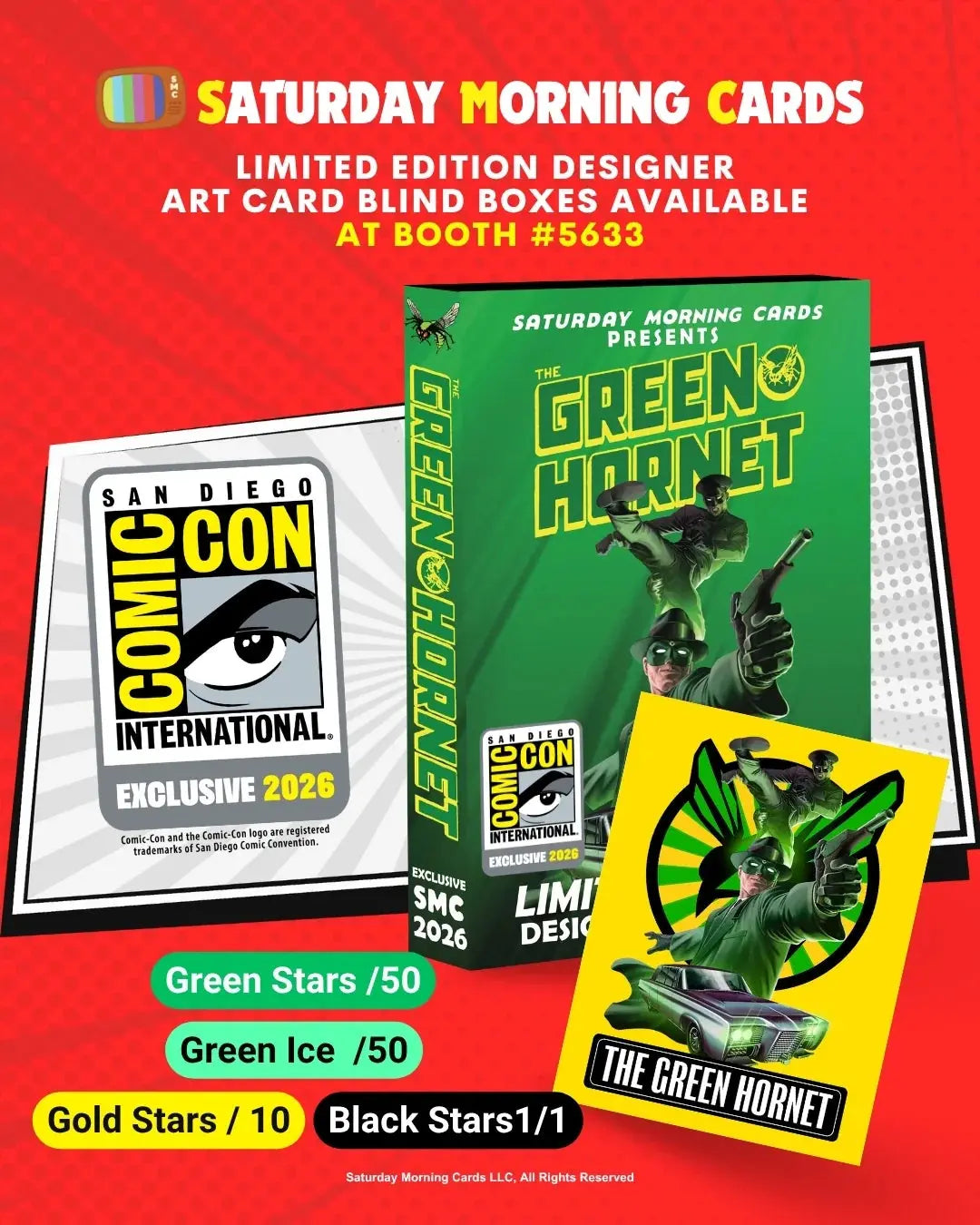 2026 Saturday Morning Cards SDCC Exclusive The Green Hornet 