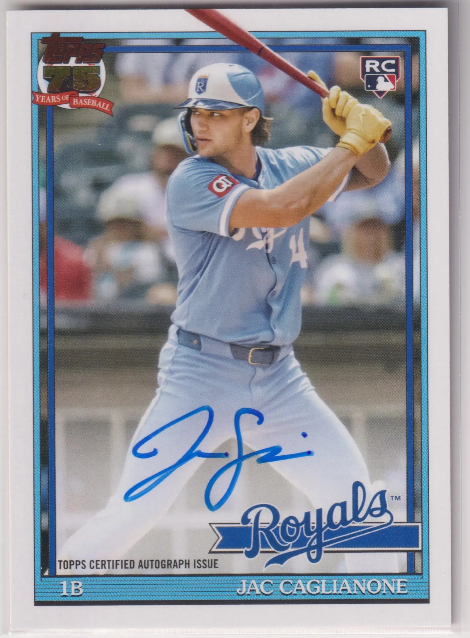 2026 Topps 1991 Autograph Rookie Jac Caglianone Auto RC 