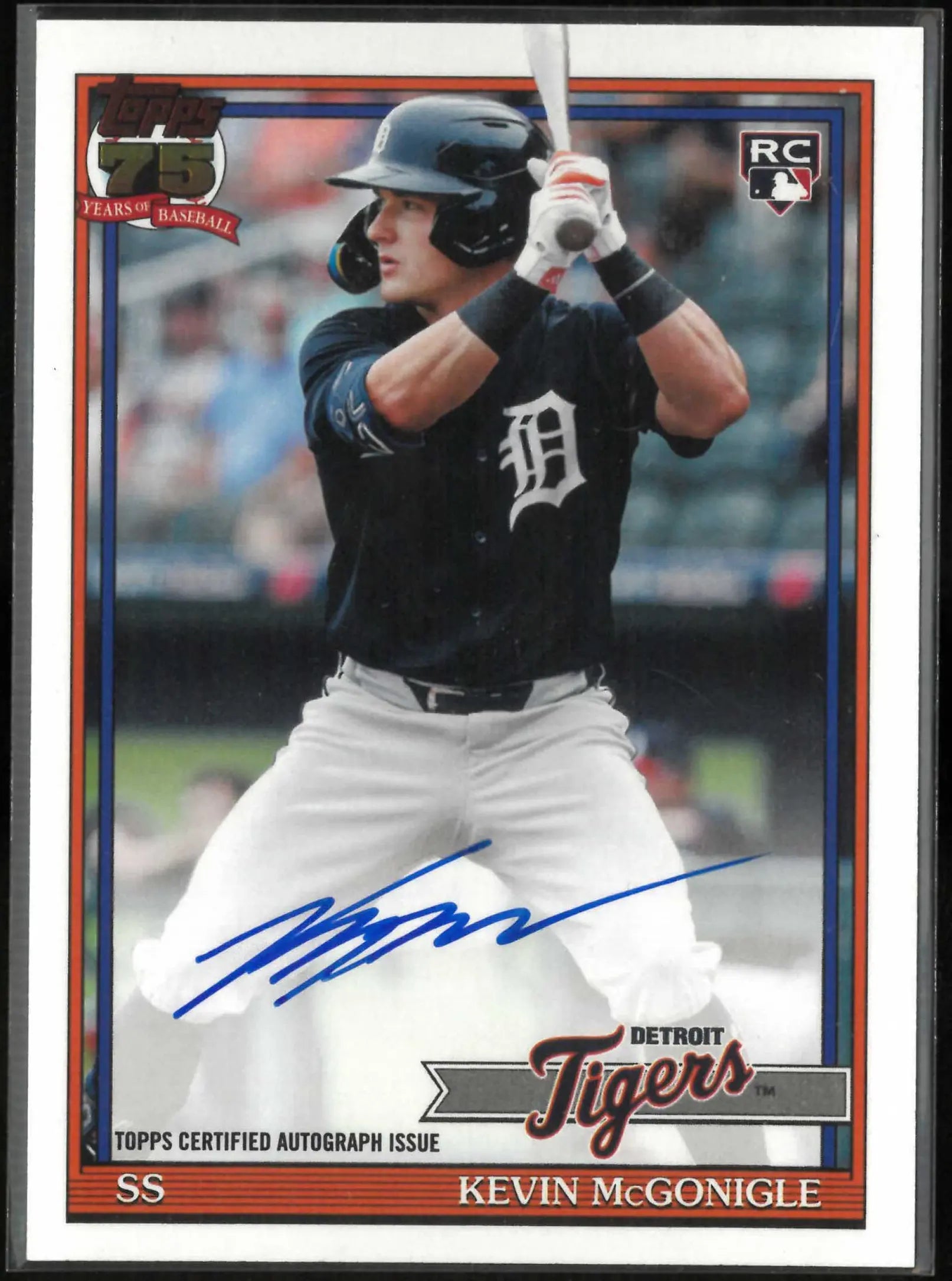 2026 Topps 75 Years 1991 Autograph Rookie Kevin McGonigle Auto RC 