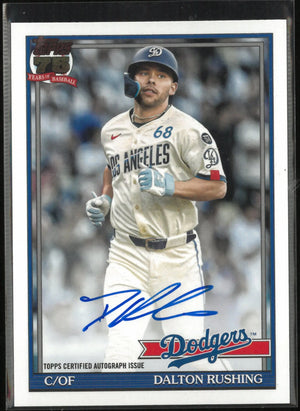 2026 Topps 75th Autograph Dalton Rushing Auto 