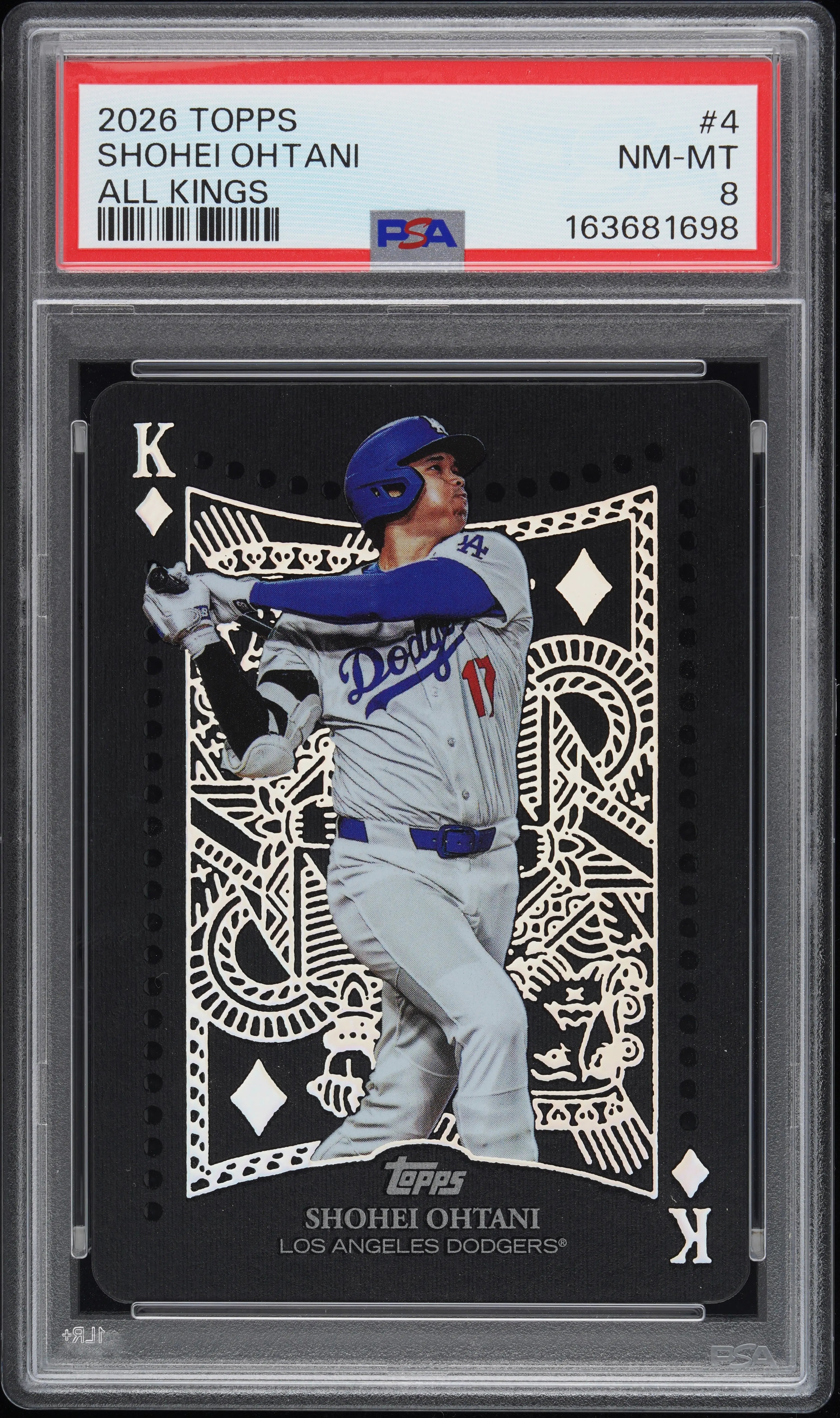 2026 Topps All Kings Shohei Ohtani PSA 8 
