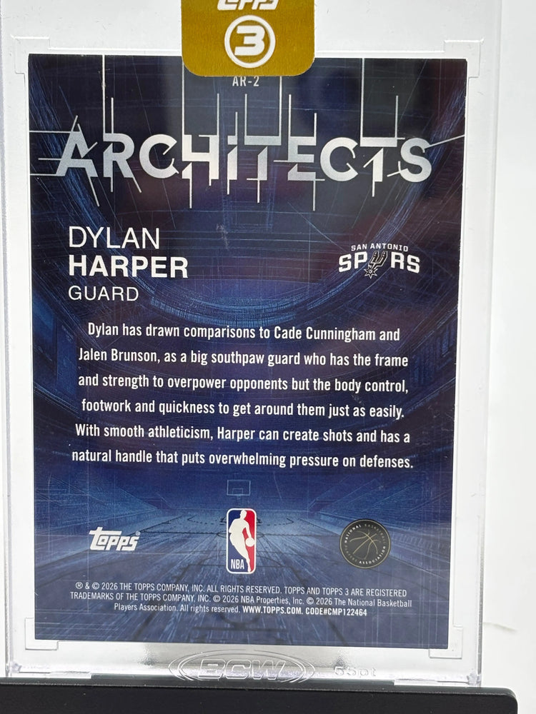 2026 Topps Architects Rookie Dylan Harper /25 RC 