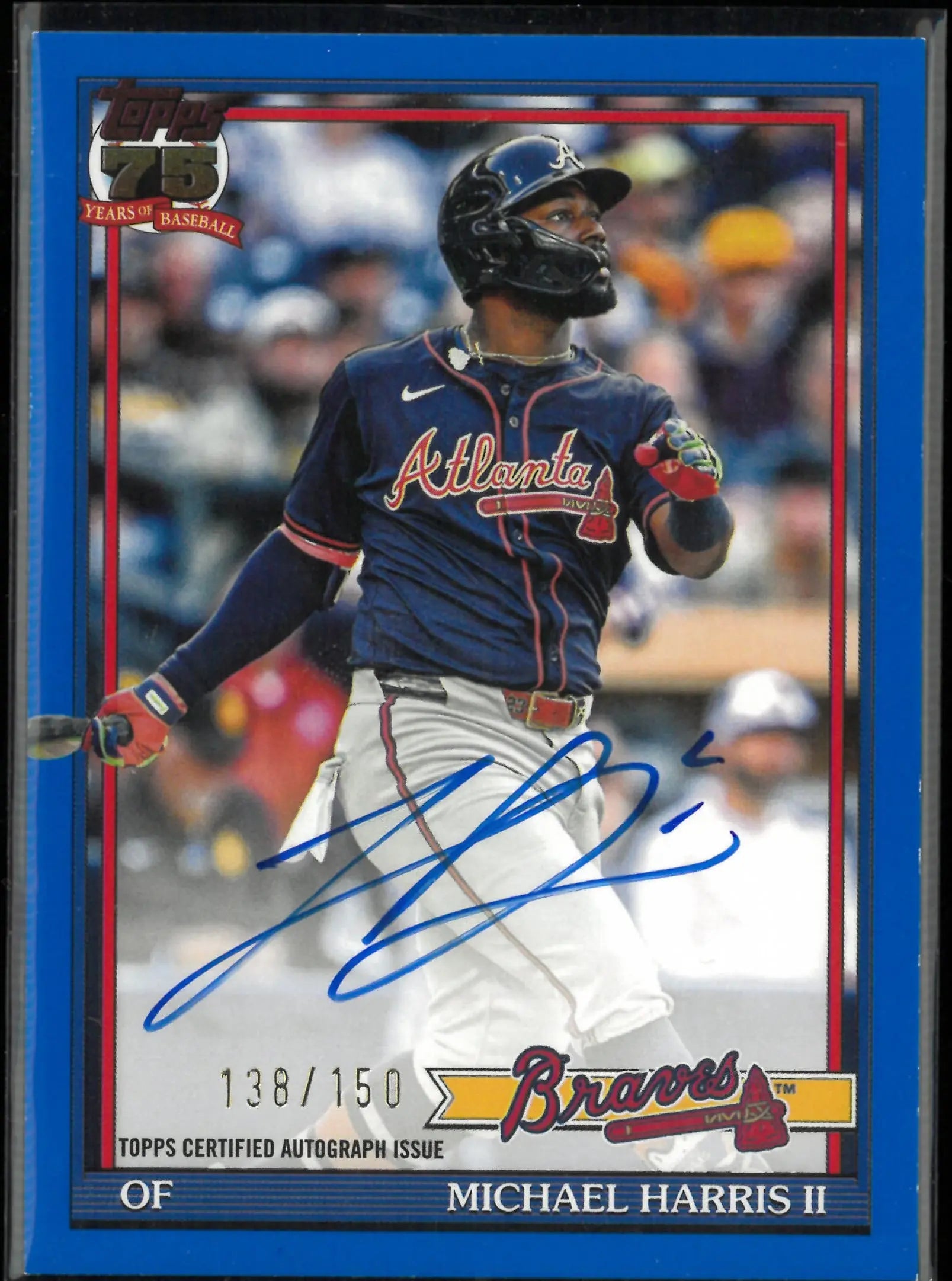 2026 Topps Baseball Autograph 1991 Michael Harris II Blue /150 