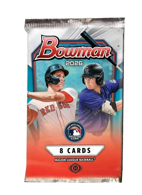 2026 Topps Baseball Bowman Hobby Pack (Single pack sales) 