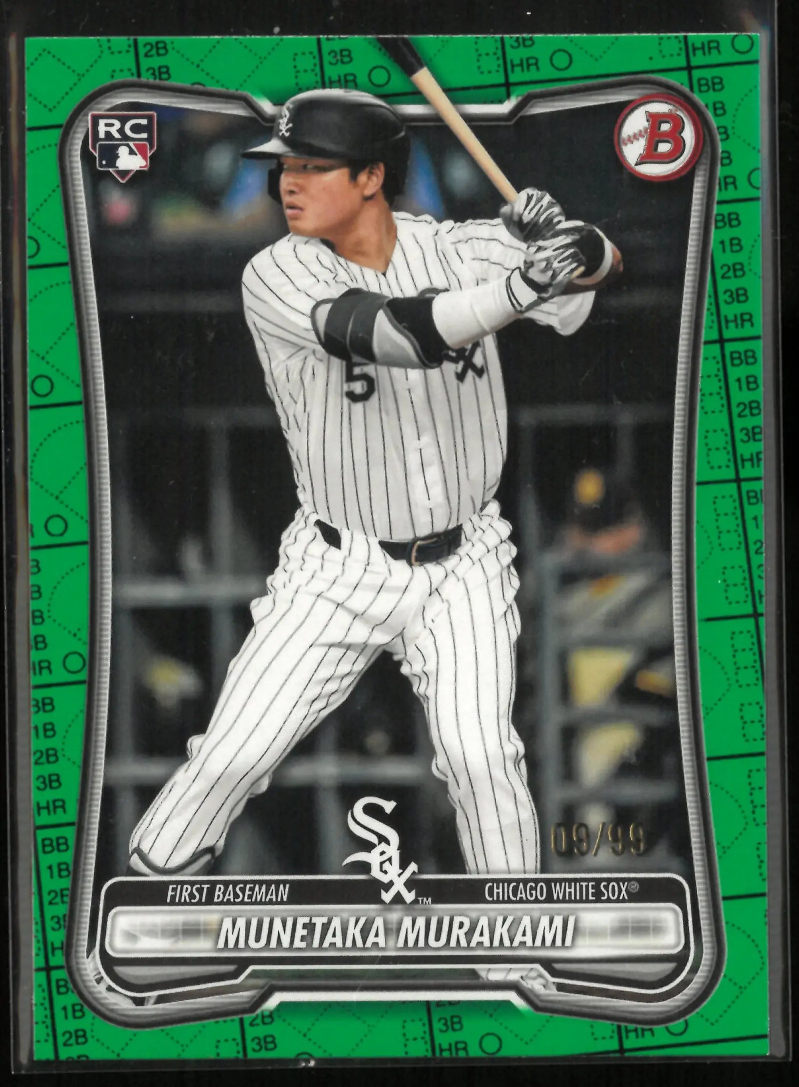 2026 Topps Bowman Rookie Munetaka Murakami Green /99 RC 