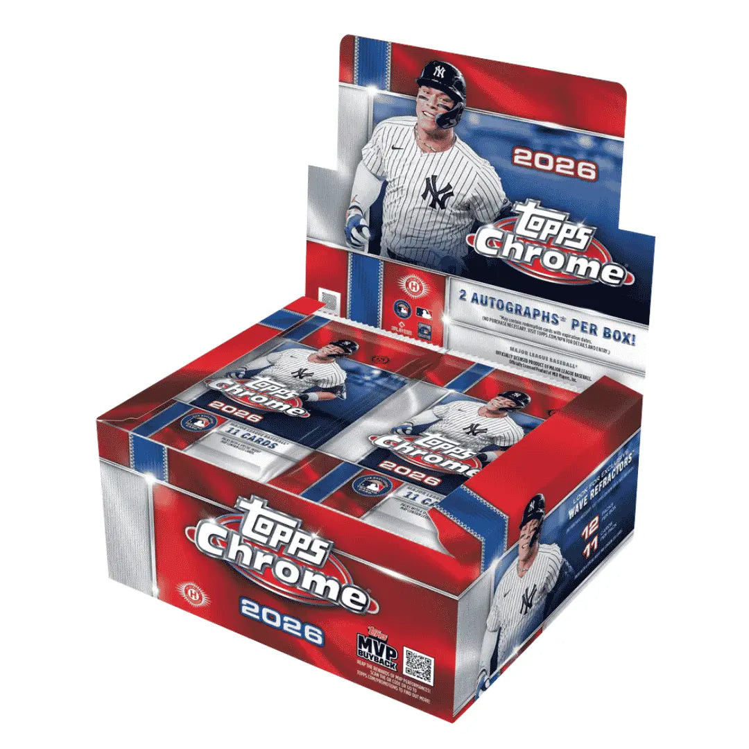 2026 Topps Chrome Baseball Jumbo Box 