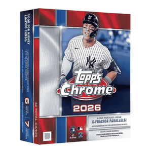 2026 Topps Chrome Baseball Mega Box 
