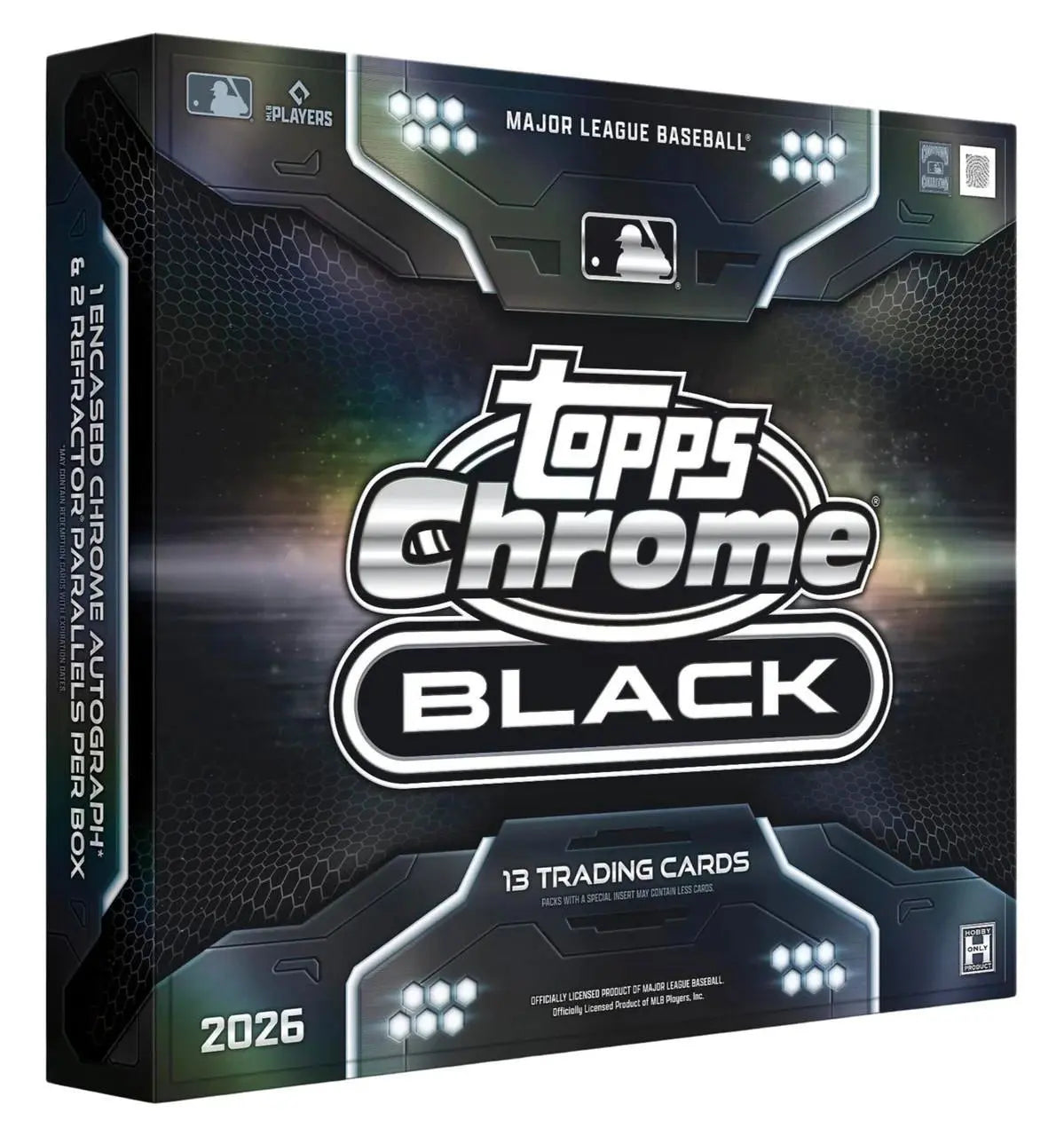 2026 Topps Chrome Black Baseball Hobby Box 