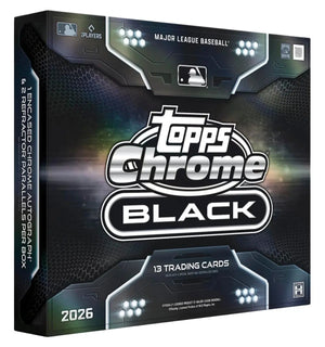 2026 Topps Chrome Black Baseball Hobby Box 