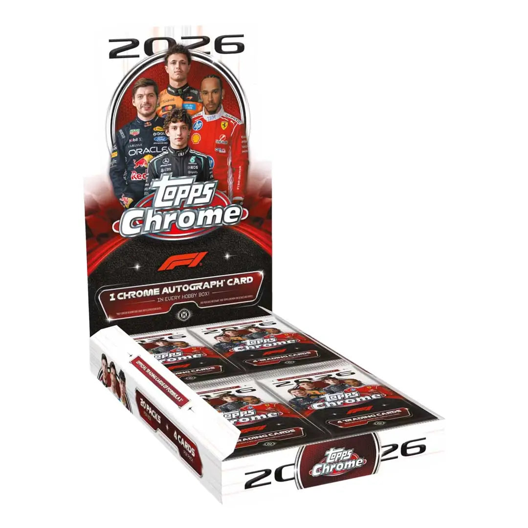 2026 Topps Chrome F1 Formula 1 Hobby Box 