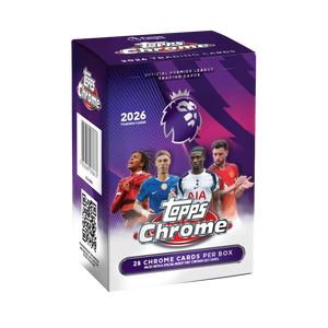 2026 Topps Chrome Premier League EPL Soccer 7-Pack Blaster Box 