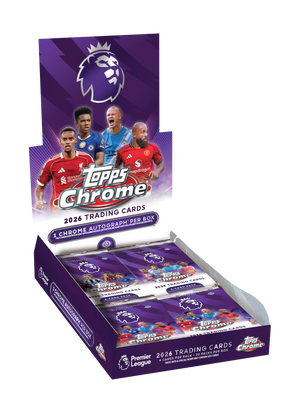 2026 Topps Chrome Premier League EPL Soccer Hobby Box 