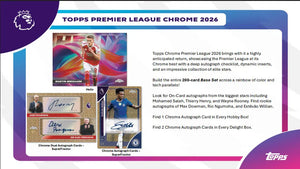 2026 Topps Chrome Premier League Soccer Breaker's Delight Box 