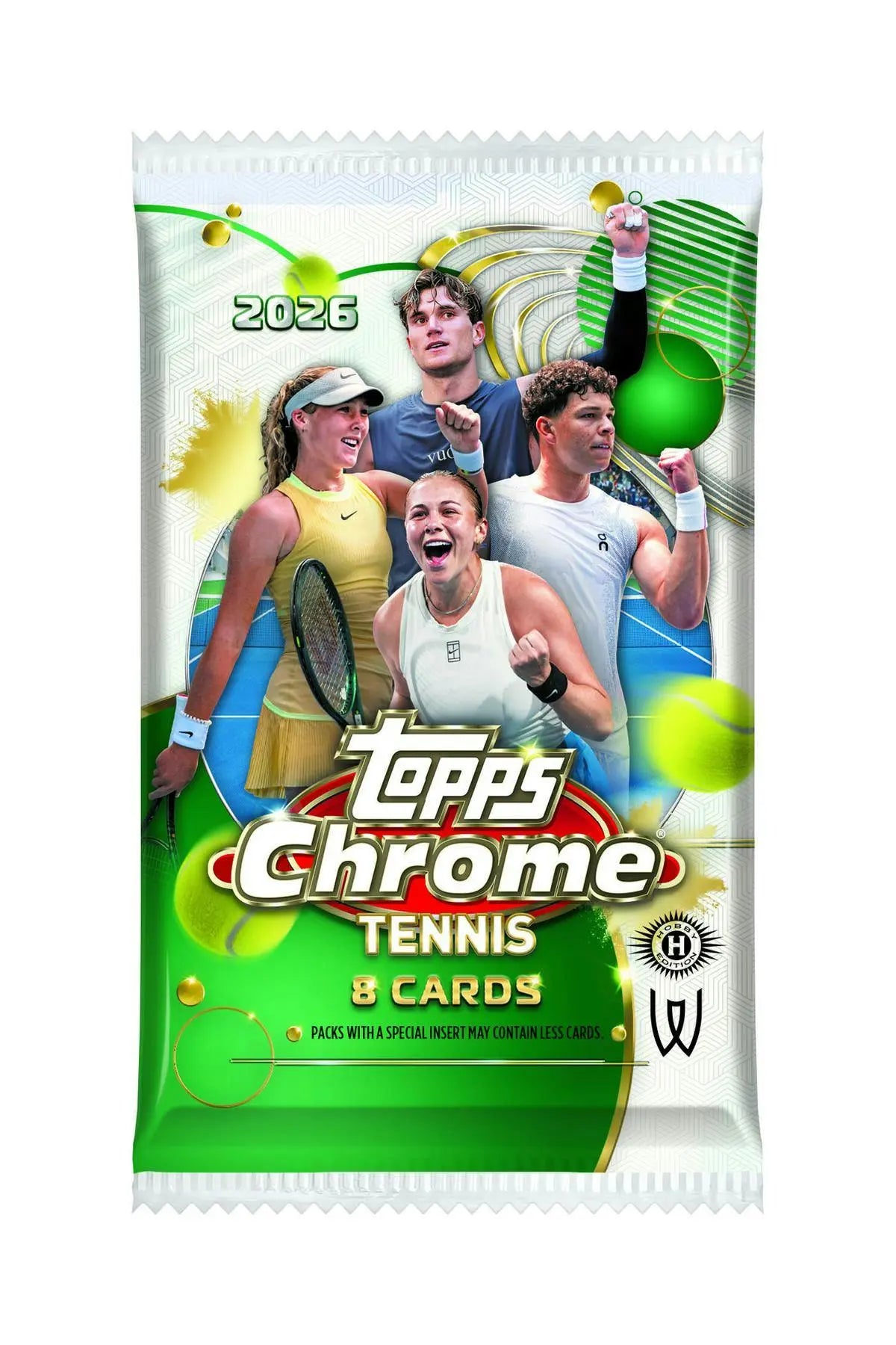 2026 Topps Chrome Tennis Hobby Pack 