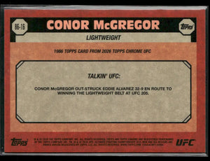 2026 Topps Chrome UFC Red Lightweight Conor McGregor /5 