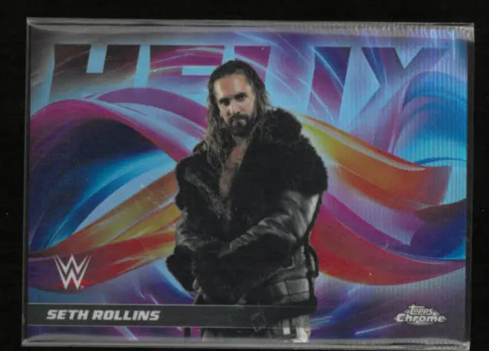 2026 Topps Chrome WWE Helix Seth Rollins SP 