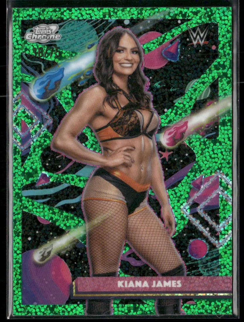 2026 Topps Cosmic Chrome Green Kiana James /75 