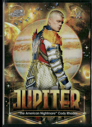 2026 Topps Cosmic Chrome Planetary Pursuit Jupiter Cody Rhodes #PPJ-1 