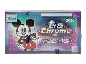 2026 Topps Disney Chrome Hobby Box 