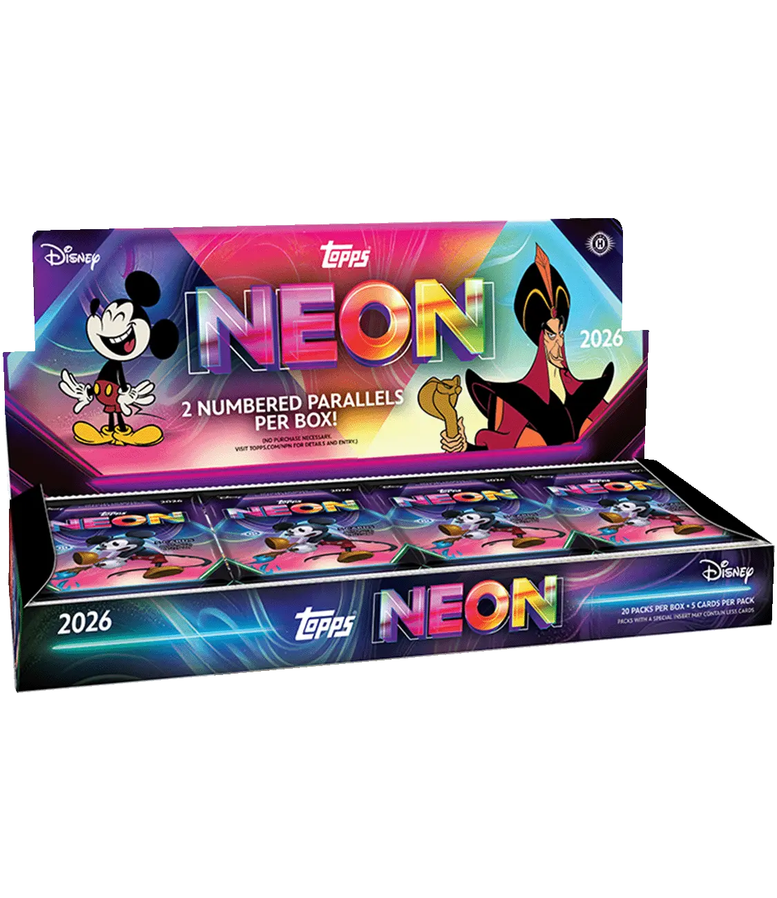 2026 Topps Disney Neon Hobby Box 