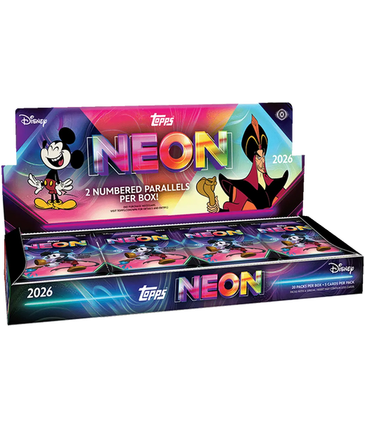Buy 2026 Topps Disney Neon Hobby Box Online - Best Price