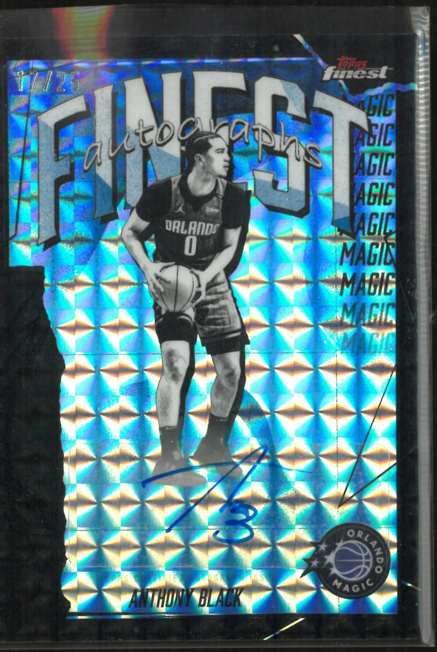 2026 Topps Finest Autograph Anthony Black Auto /25 RC 