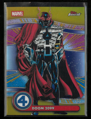 2026 Topps Finest Doom 2099 /50 Gold Refractor 
