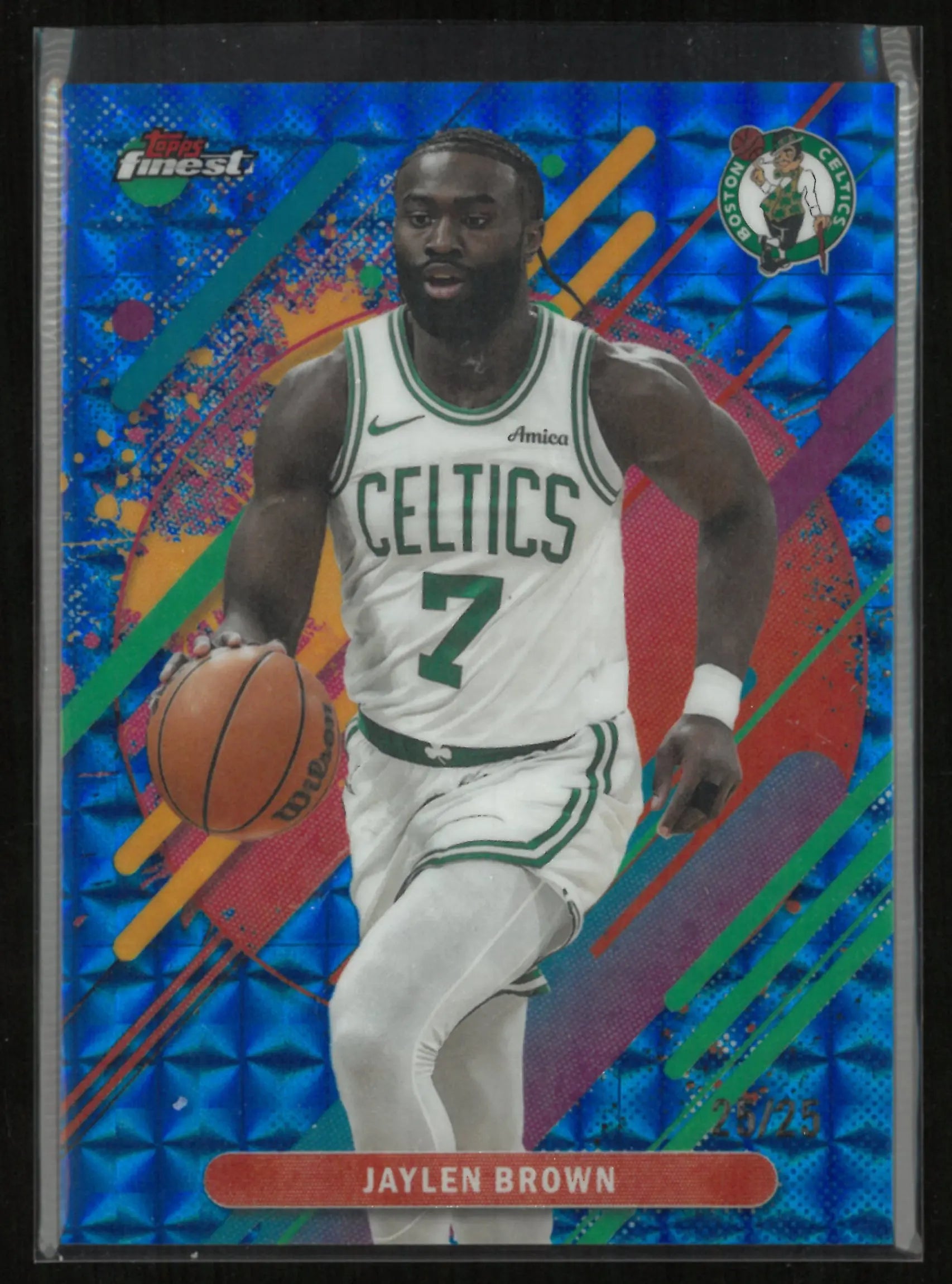 2026 Topps Finest Jaylen Brown Blue /25 